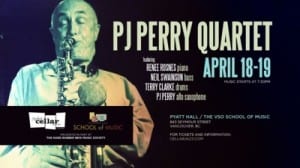 PJ Perry featuring Renee Rosnes piano, Neil Swainson bass and Terry Clarke drums