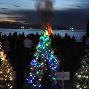 Christmas Wassail and Bonfire Night at Dundarave Park West Vancouver