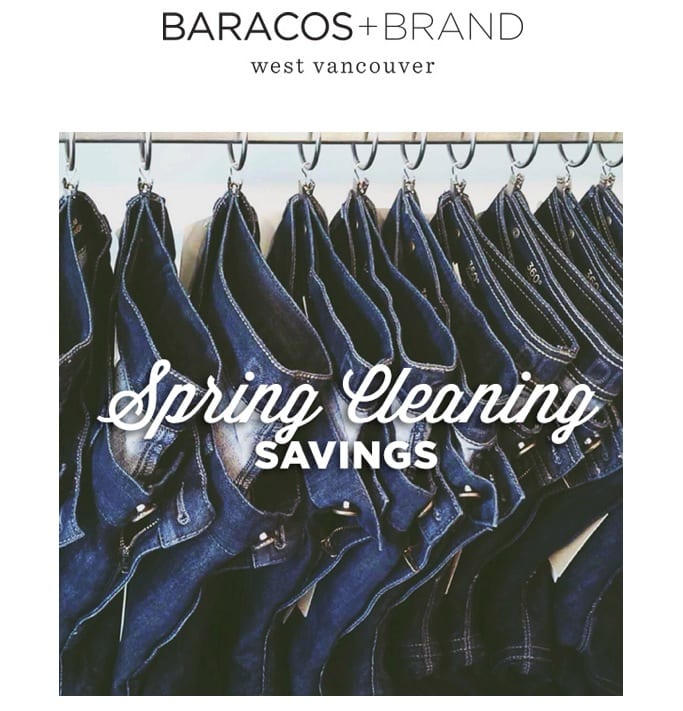 Baracos and Brand Winter Sale