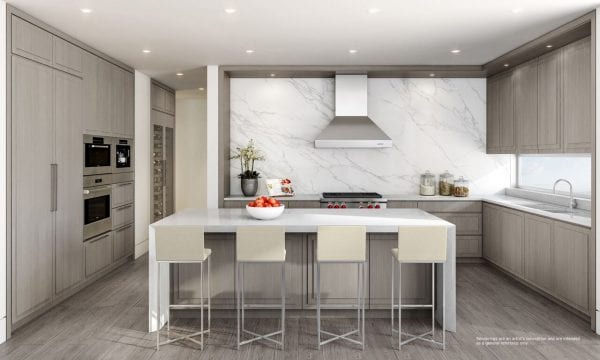 Spacious, modern kitchen and top of the line appliances