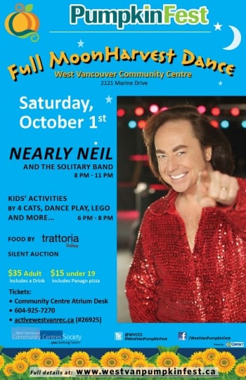 PumpkinFest 2016 Full Moon Harvest Dance at the West Vancouver Community Centre