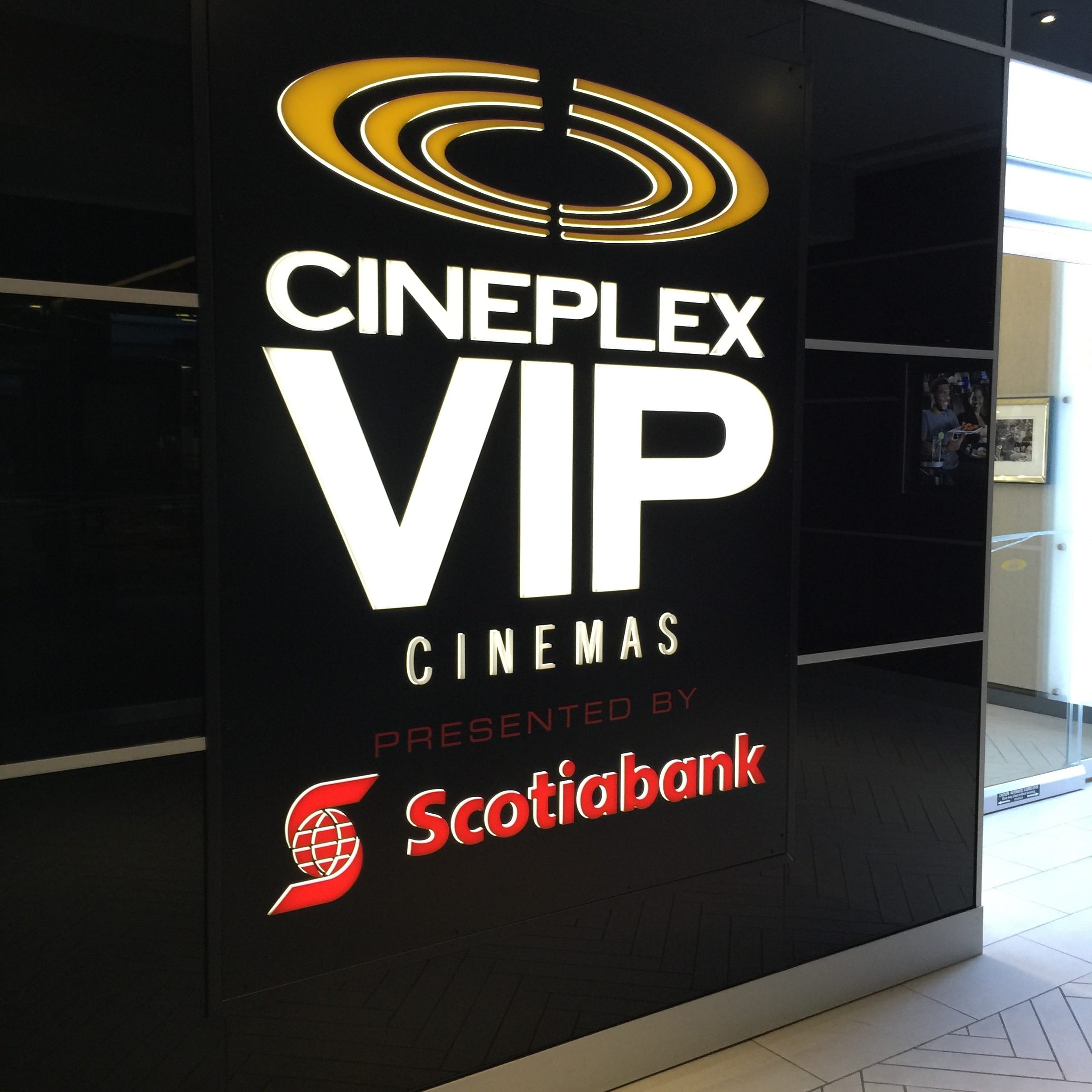 New VIP Cineplex Movie Theatre in West Vancouver Park Royal