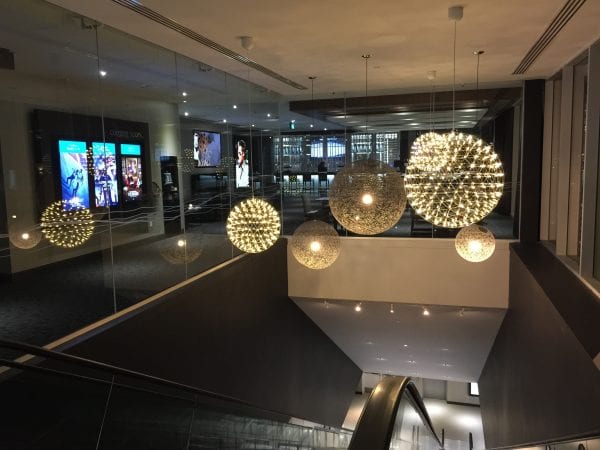 Sample entranceway to VIP theatre