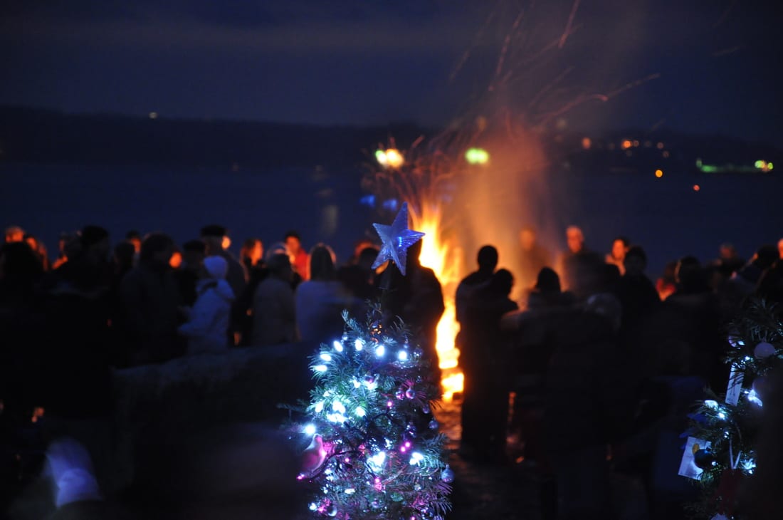 The Forest of Miracles: Ending Homelessness Beautifully a Christmas Festival at Dundarave Beach West Vancouver