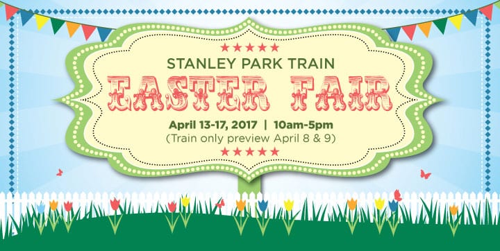 Railway Easter Train at Stanley Park Vancouver