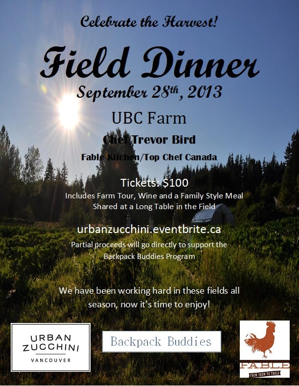 UBC Field Dinner 2013