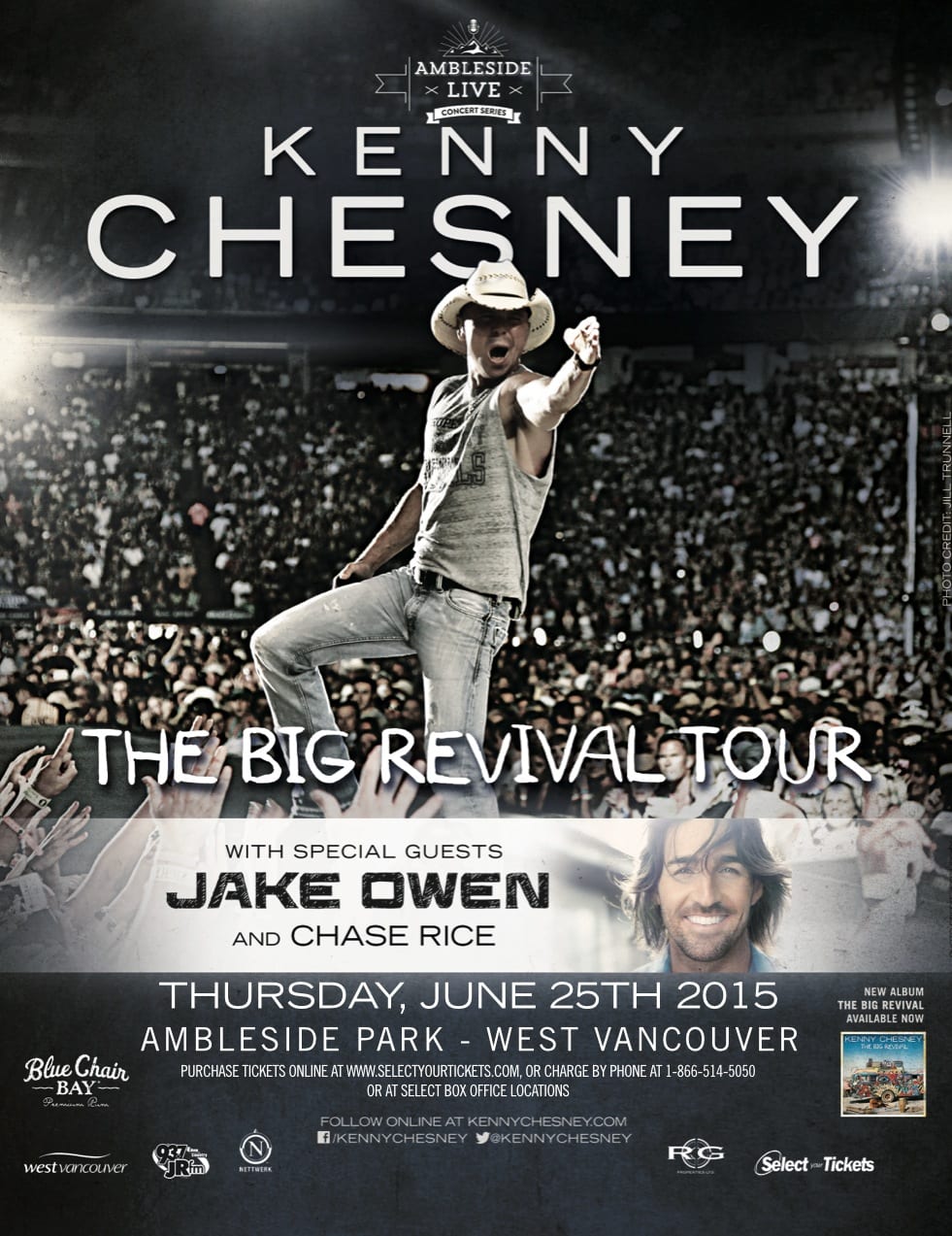 Kenny Chesney – The Big Revival Tour at Ambleside Park West Vancouver