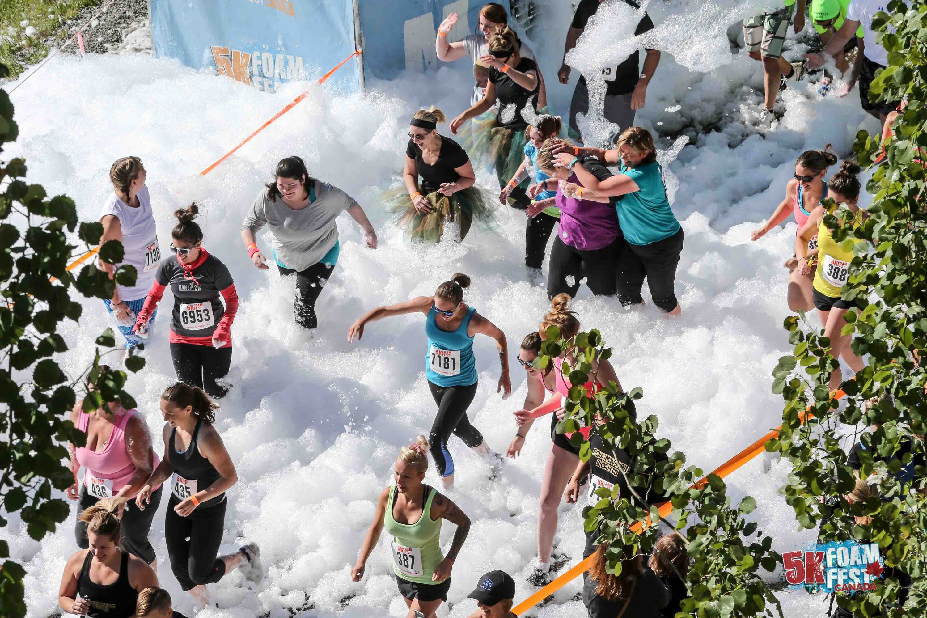 5K Foam Festival at the Abbotsford Exhibition Park