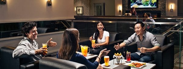 Enjoy the lounge before the movie