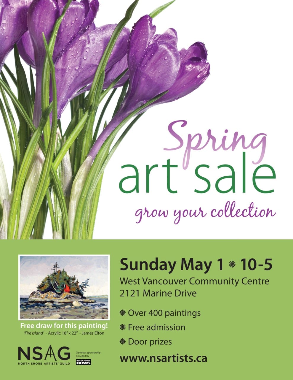 North Shore Artists' Guild Spring Art Sale at the West Vancouver